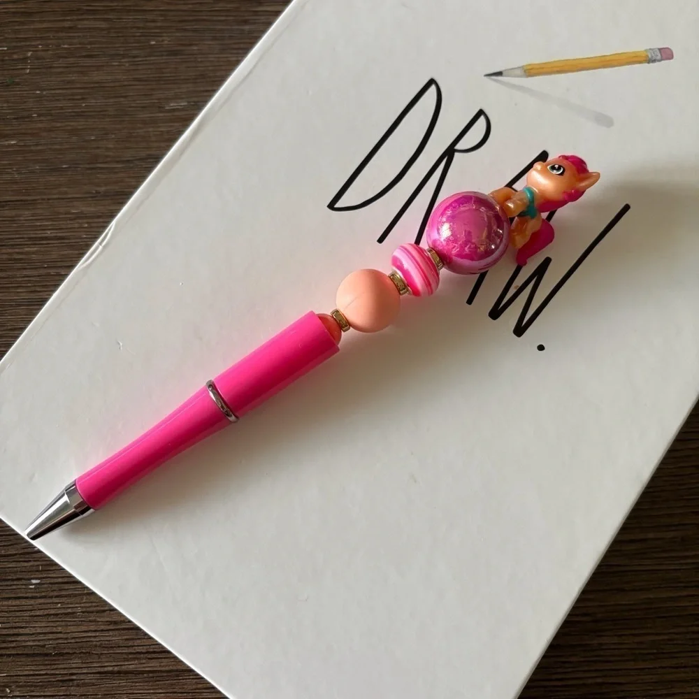 My Little Pony: Sunny Starscout handmade beaded pen